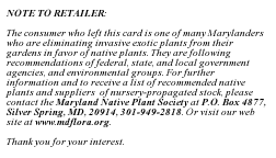 Back of Card for Invasive Plants